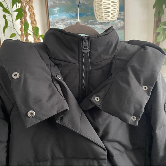 NWOT French Connection Water Resistant Relaxed Fit Pillow Collar Puffer Coat - Picture 5 of 12